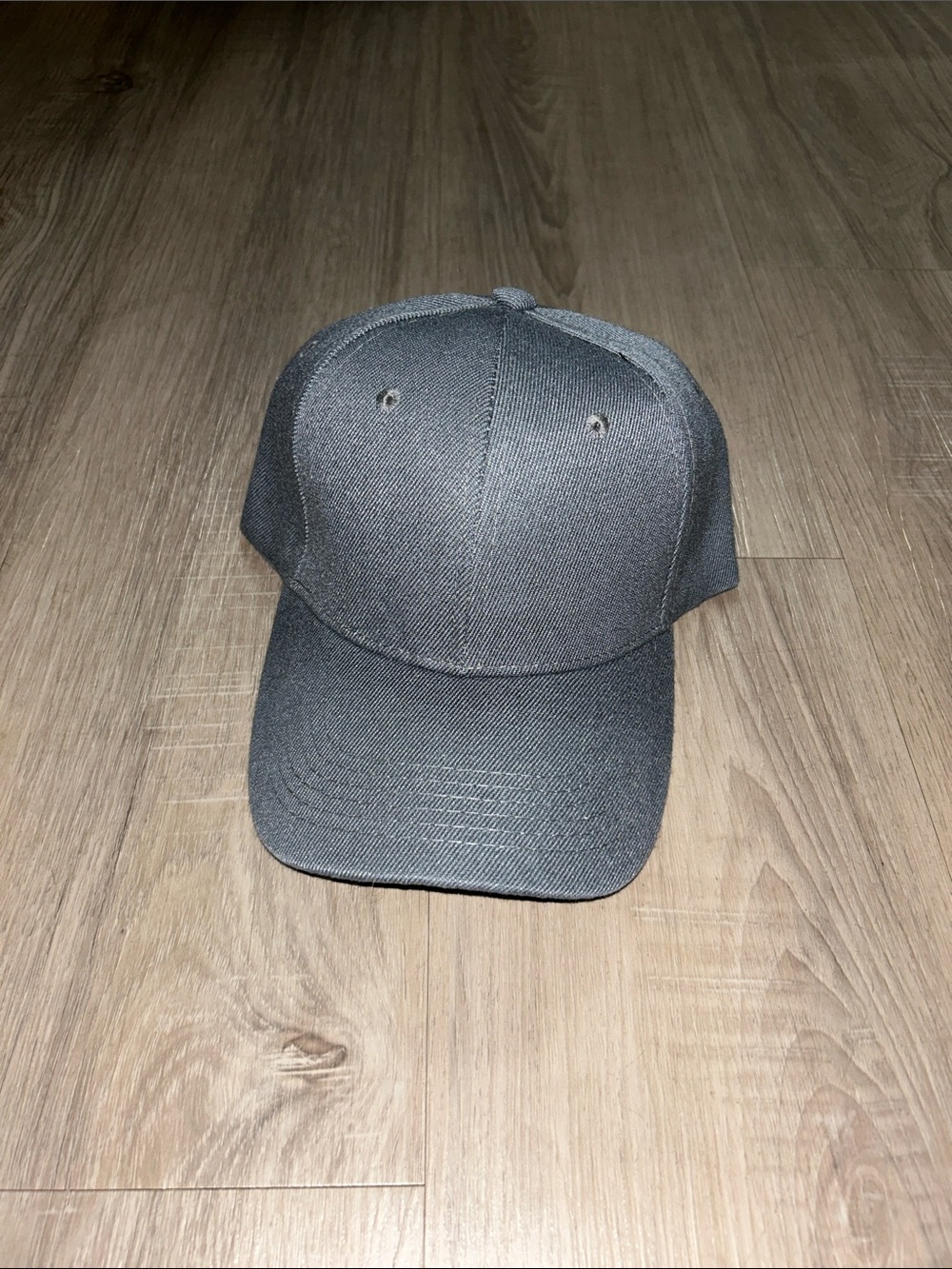 Classic Plain Gray Baseball Cap